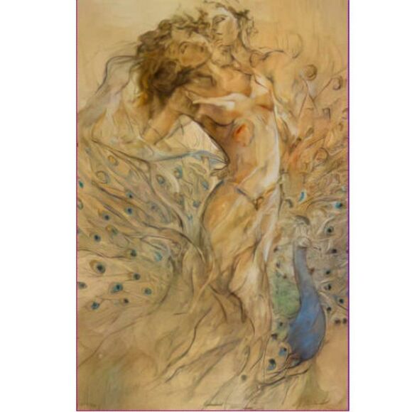 Framed "Paradise" by Gary Benfield Seriolithograph - Picture 3 of 10